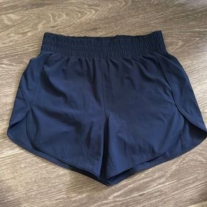Navy Blue Athletic Shorts